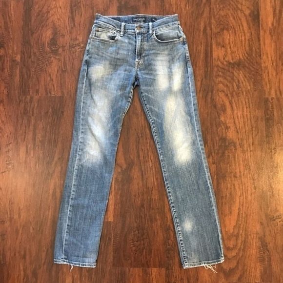 Lucky Brand Slim Fit Blue Distressed Jeans Size: 28X32 - Picture 1 of 12